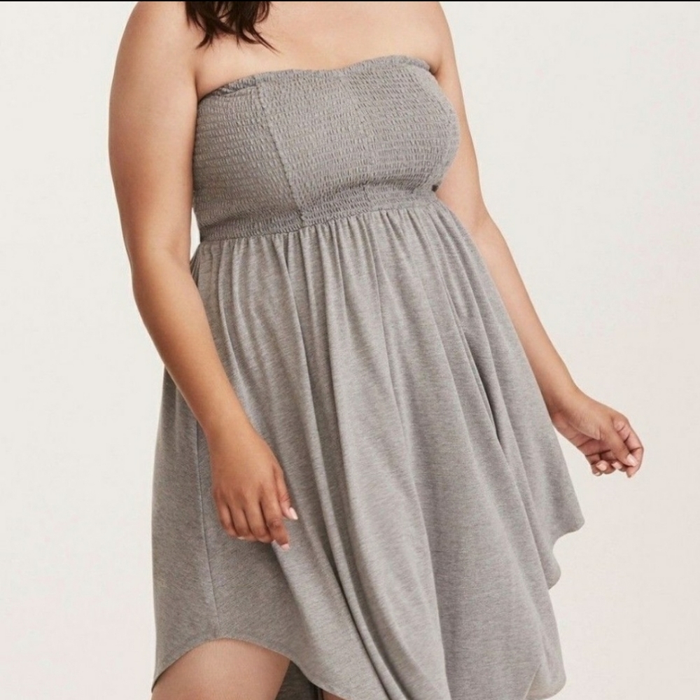 Torrid Tube top hanky dress